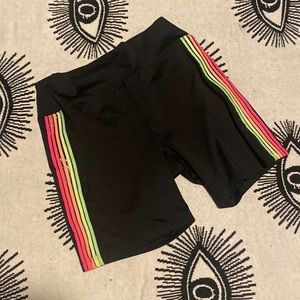 ✨2 for $15✨ VS PINK Neon Stripe Bike Shorts